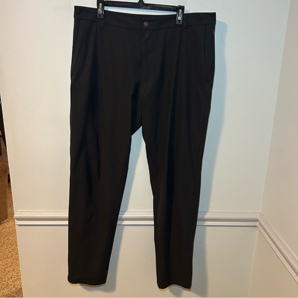 Lululemon Warpstreme Obsidian ABC Slim-Fit Trouser Pants Size 38